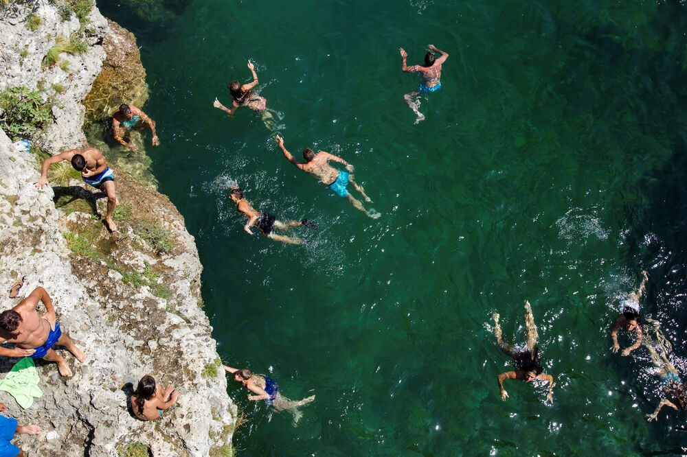 vrućina, kupanje, Cijevna, Foto: Reuters