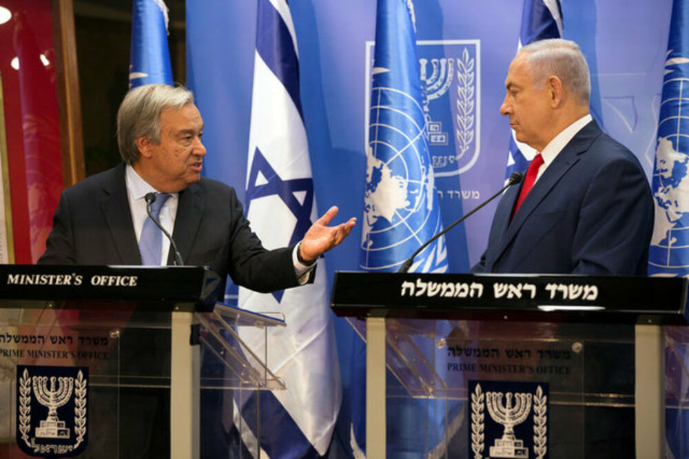 Netanjahu i Gutereš, Foto: Reuters