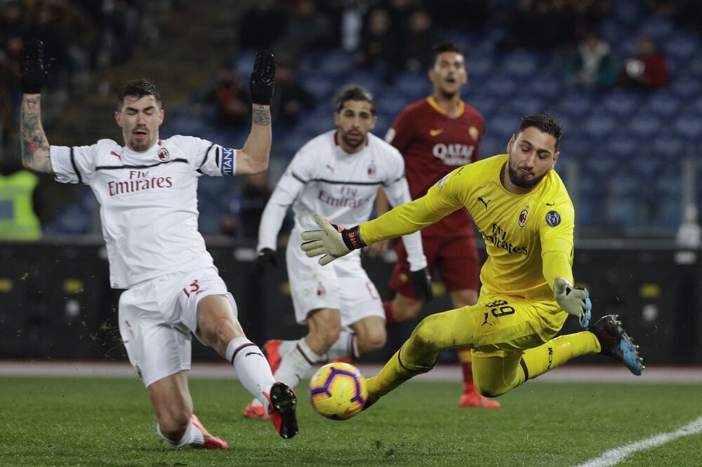 Donaruma na meču sa Romom, Foto: Gregorio Borgia