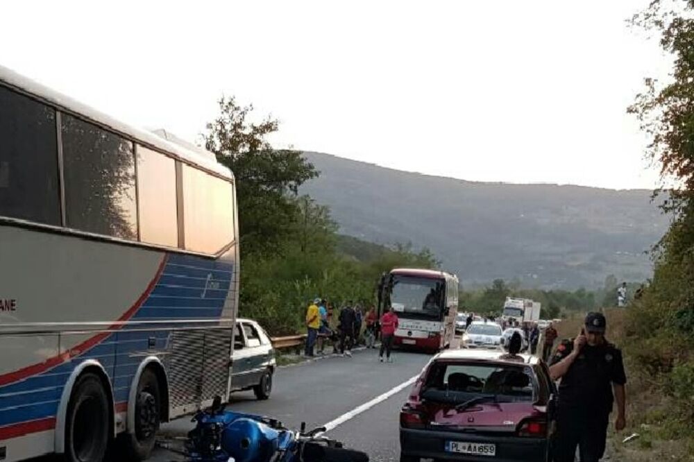 udes Bijelo Polje, motociklista, Foto: Jadranka Ćetković