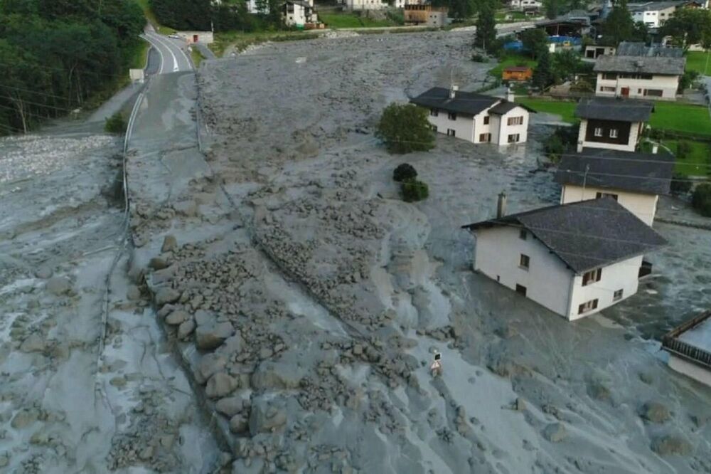 Švajcarska klizište, Foto: Twitter