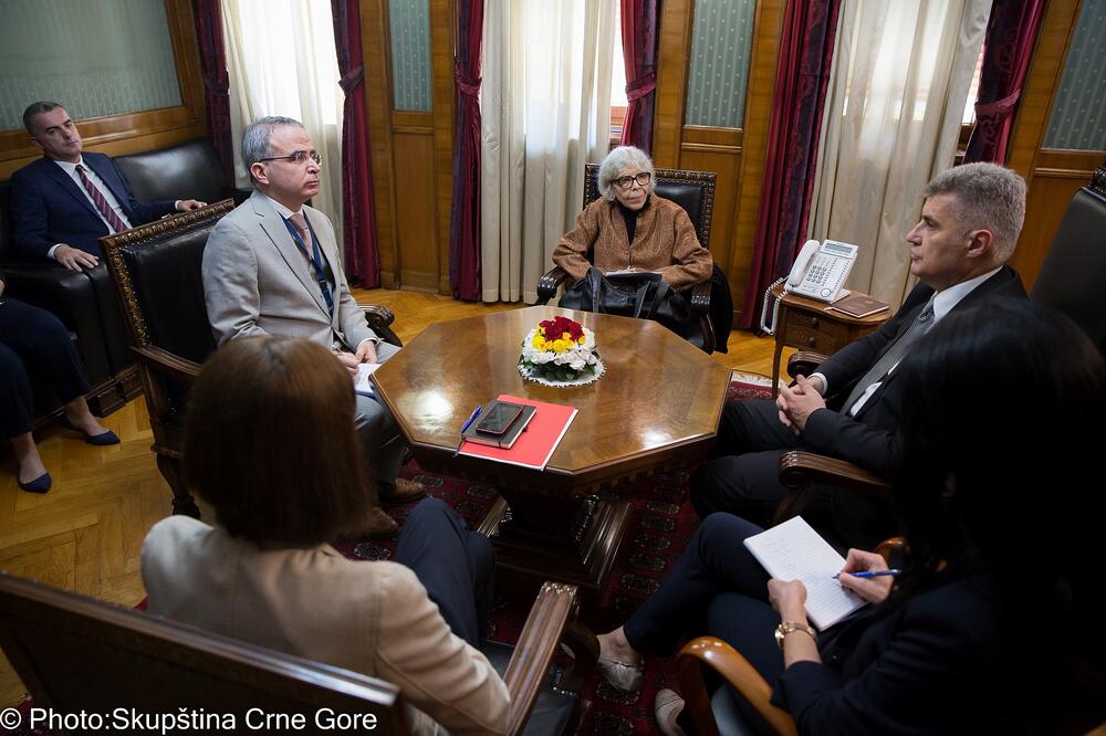 Ivan Brajović, Maris Davije, Foto: Skupština Crne Gore
