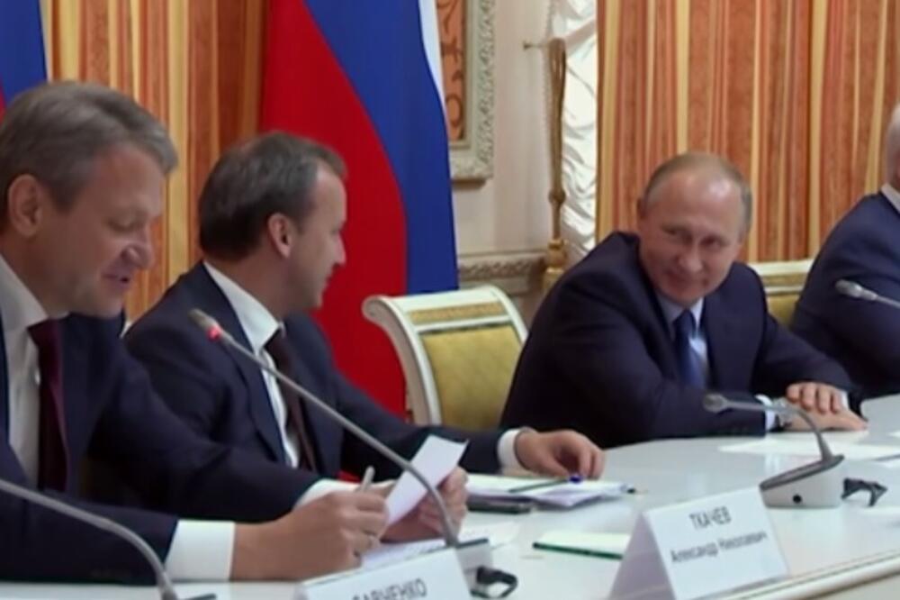 Vladimir Putin, Aleksander Tkačev, Foto: Screenshot (AP)