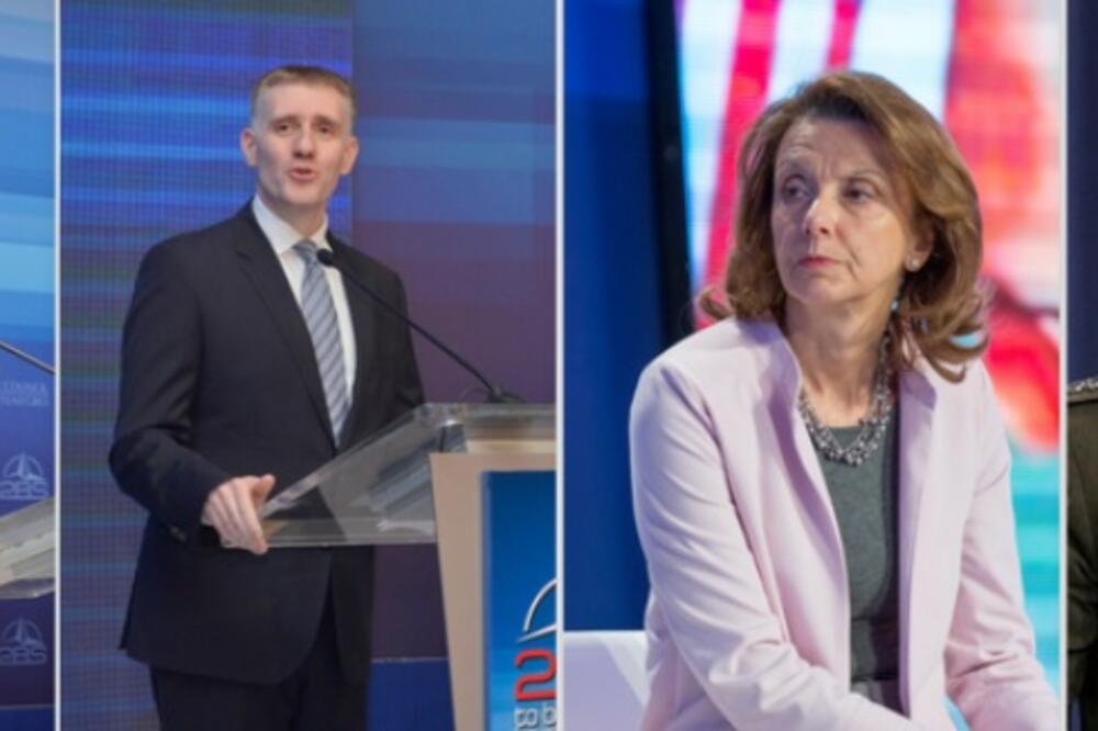 Savo Kentera, Igor Lukšić, Milica Pejanović Đurišić, Džon Alen, Foto: Atlantski savez Crne Gore