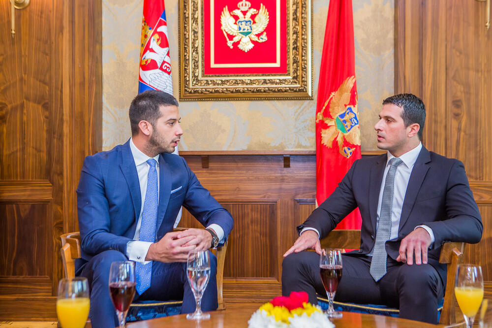 Nikola Janović, Vanja Udovičić, Foto: Vlada Crne Gore