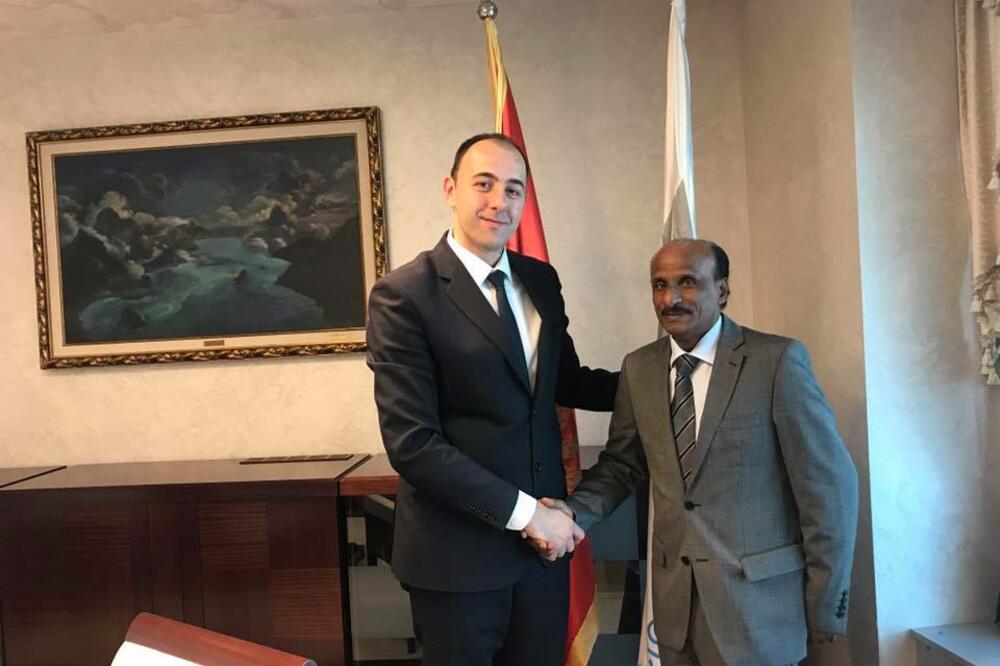 Danilo Orlandić, Abdulsalam Al romaiti, Foto: Aerodromi Crne Gore