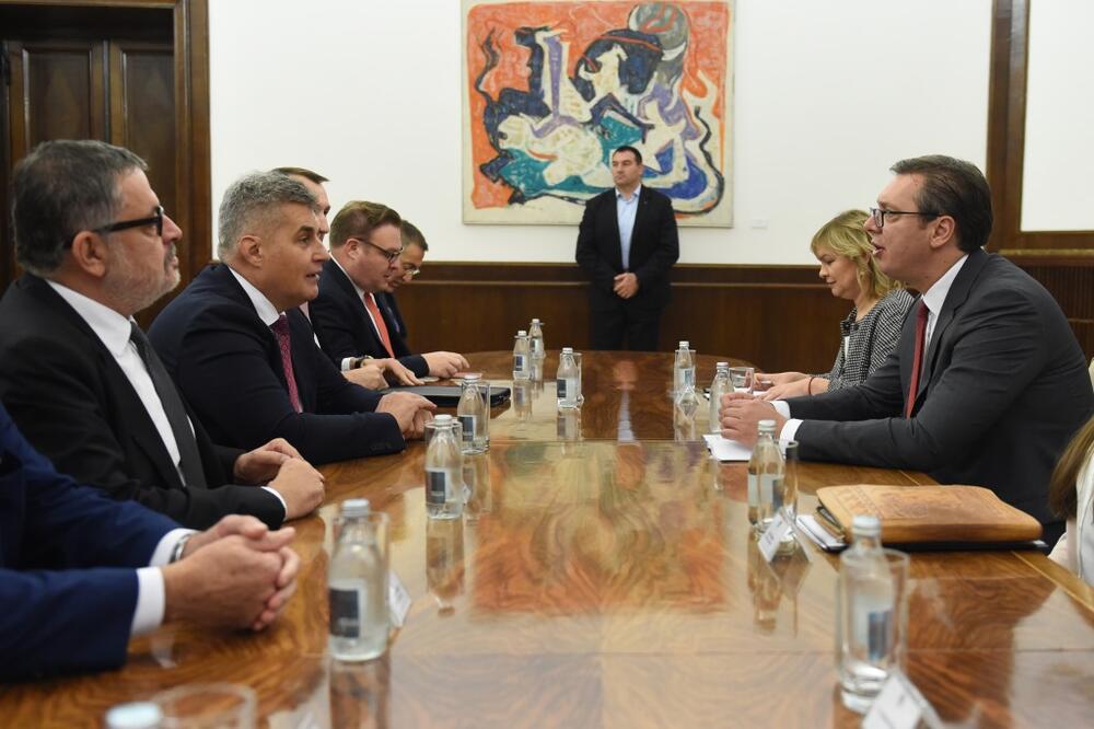 Ivan Brajović, Aleksandar Vučić, Foto: Kabinet predsjednika Srbije