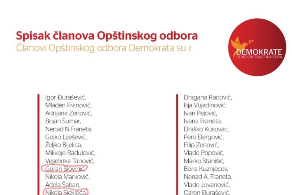 Demokrate Budva, Foto: DPS