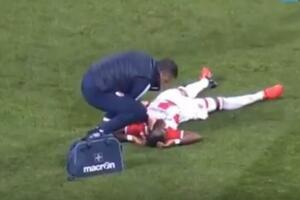 Stravičan pad fudbalera Crvene zvezde: Frimpongu spasavali život