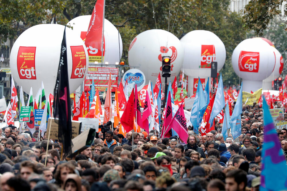 Francuska, protest, Foto: Reuters