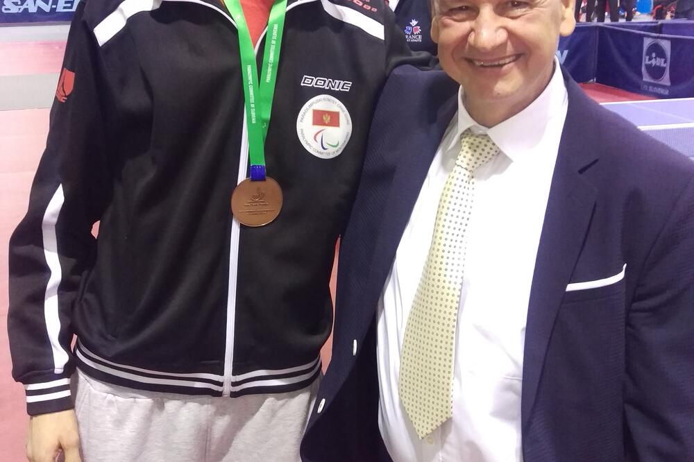 Filip Radović i Ratko Kovačić, Foto: Paraolimpijski komitet Crne Gore