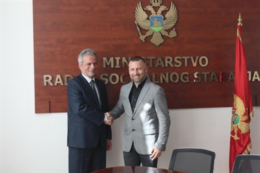 Kemal Purišić, Dalibor Jevtić, Foto: Ministarstvo rada i socijalnog staranja