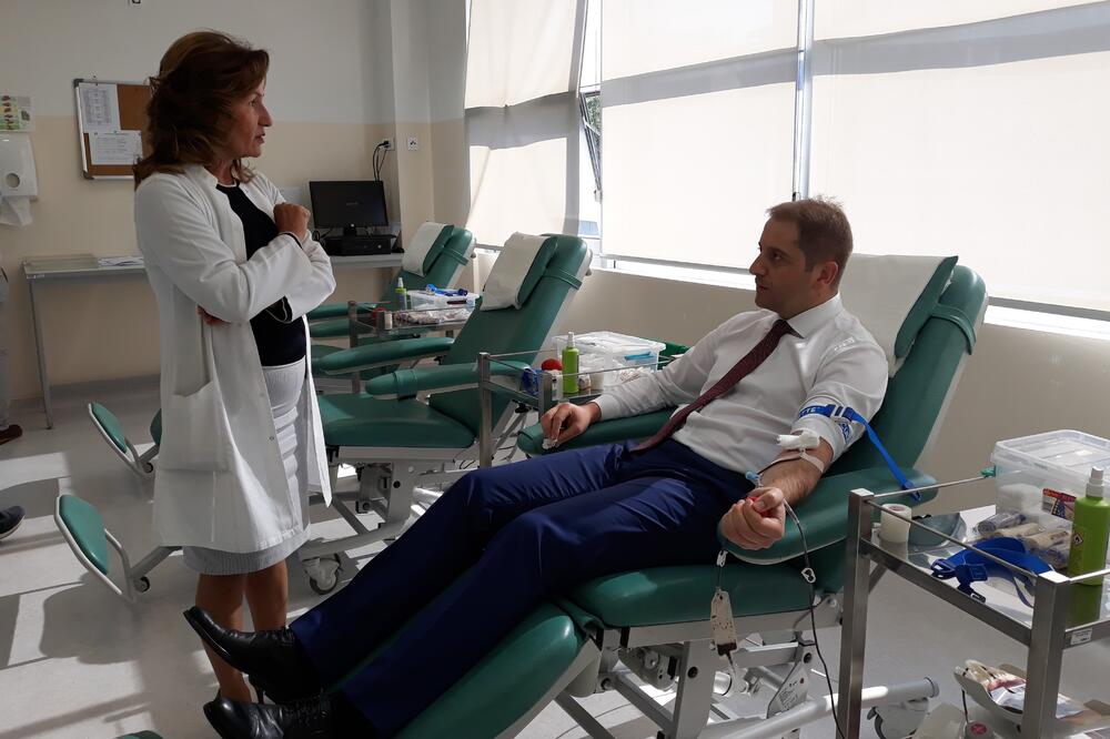 Damir Šehović, Foto: Zavod za transfuziju krvi Crne Gore
