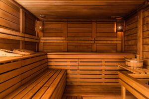 Goli u sauni