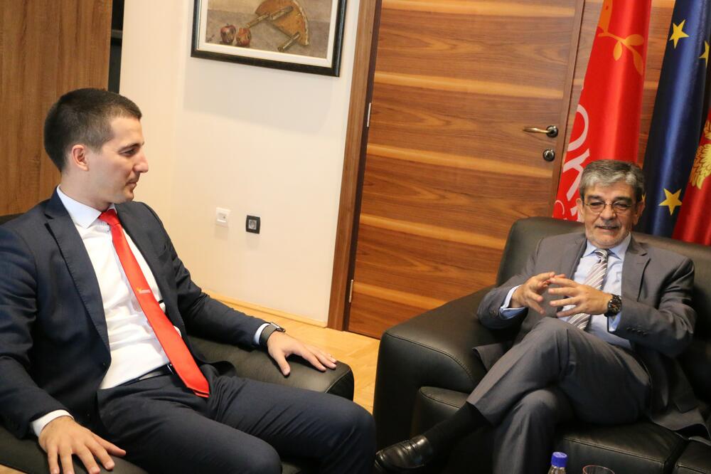 Aleksa Bečić, Sortirios Atanasiu, Foto: Demokratska Crna Gora