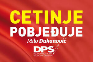 "Cetinje pobjeđuje" slogan DPS-a na lokalnim izborima u...