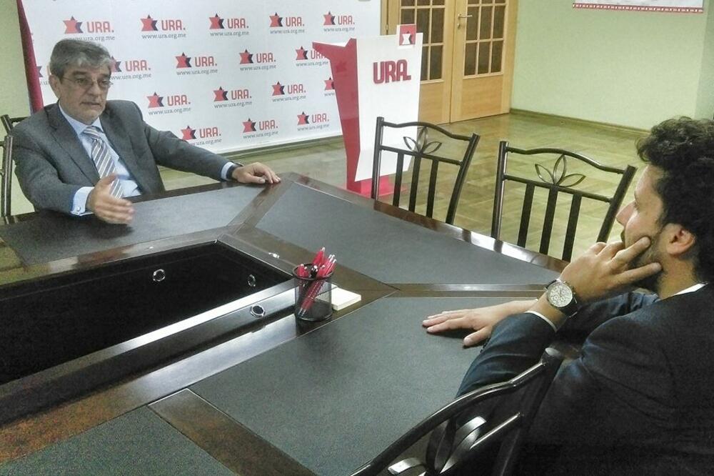 Dritan Abazović,  Sotirios Atanasiu, Foto: Građanski pokret URA