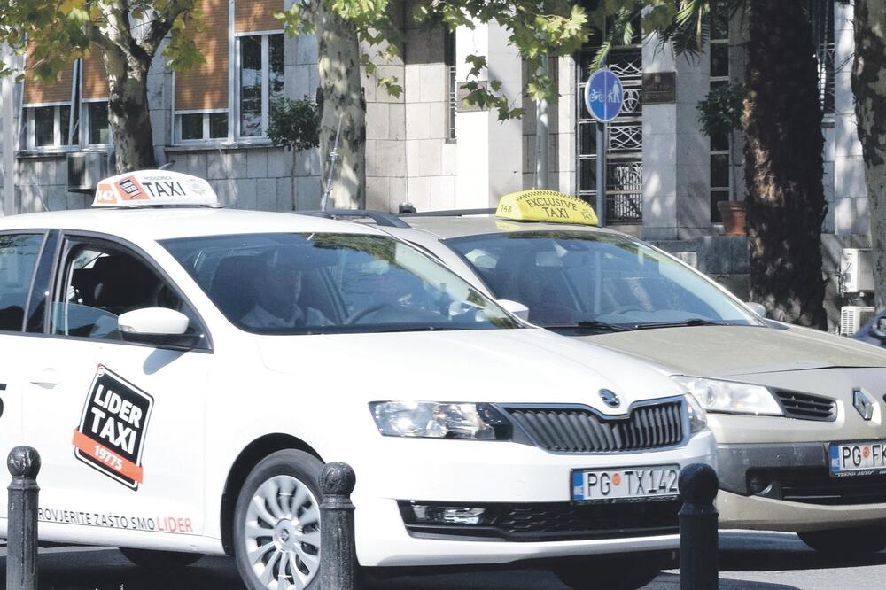 Podgorica, taksi, Foto: Luka Zeković