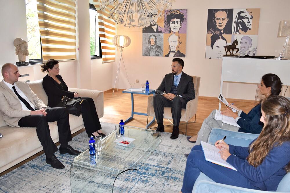 Aleksandar Andrija Pejović, Anela Čekić, Foto: Ministarstvo evropskih poslova