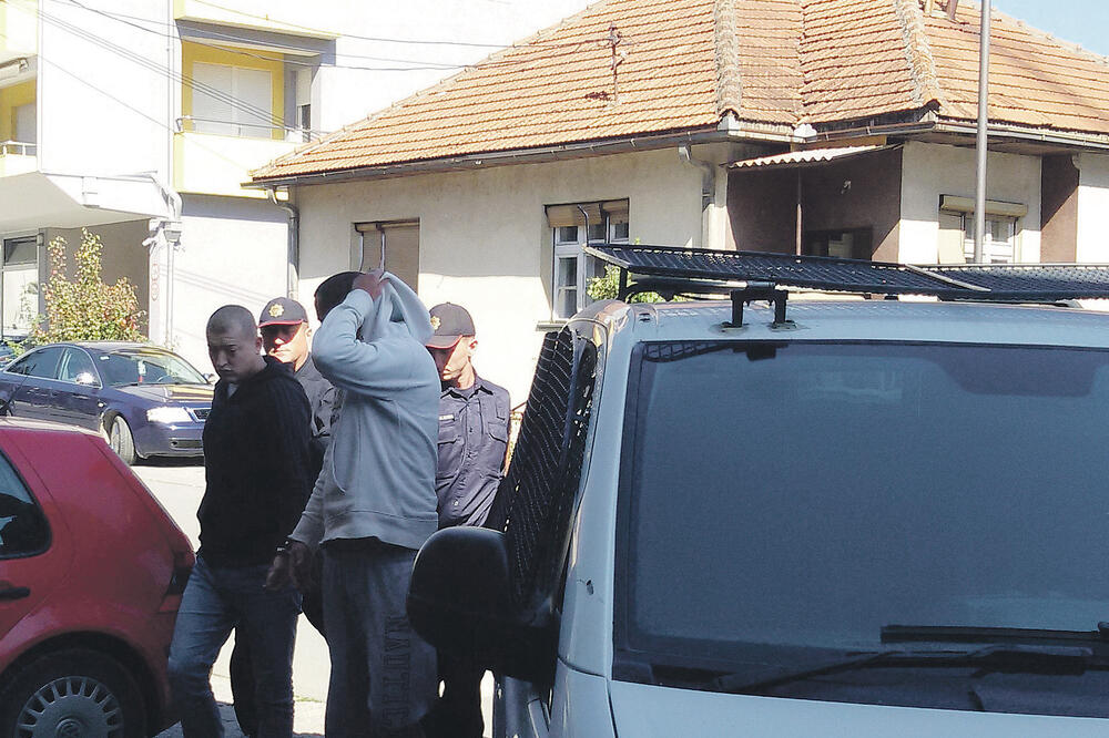 Bijelo Polje tuča privođenje, Foto: Jadranka Ćetković