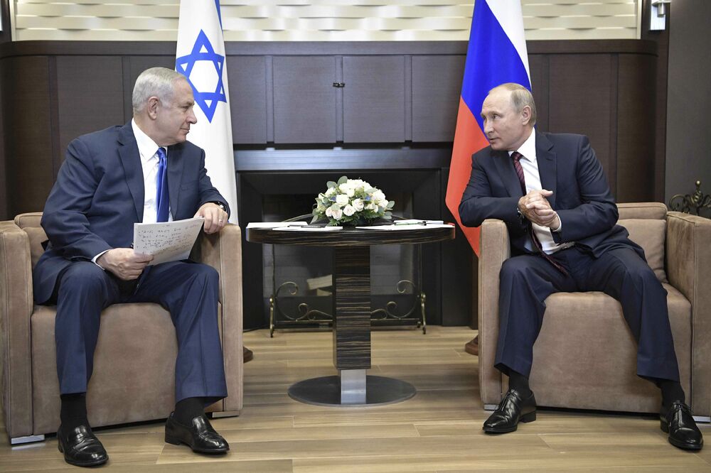 Benjamin Netanjahu, Vladimir Putin, Foto: Reuters