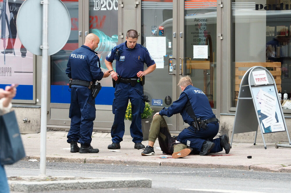 Turku, Finska, napad, Foto: Reuters