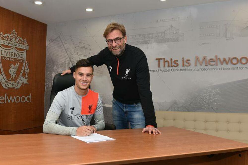 Filipe Kutinjo i Jirgen Klop, Foto: Liverpoolfc.com