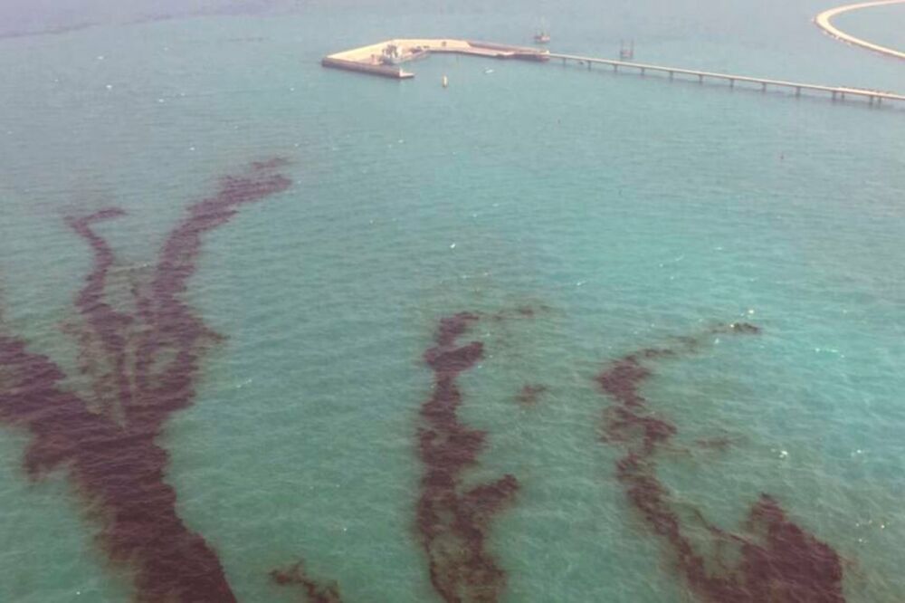 Kuvajt izlivanje nafte, Foto: Twitter