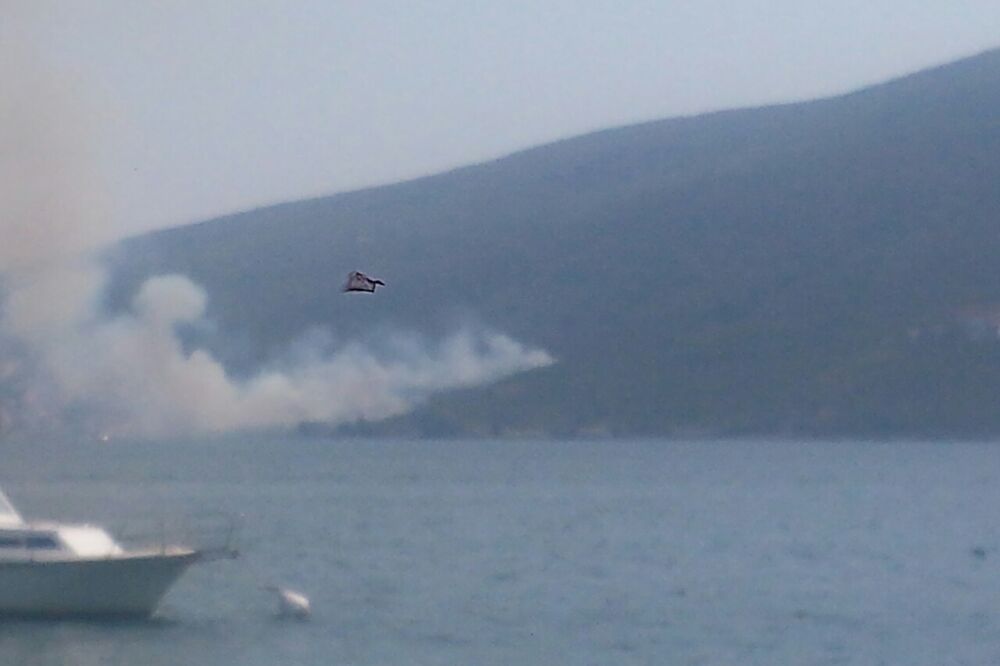 Požar Luštica, Foto: Slavica Kosić