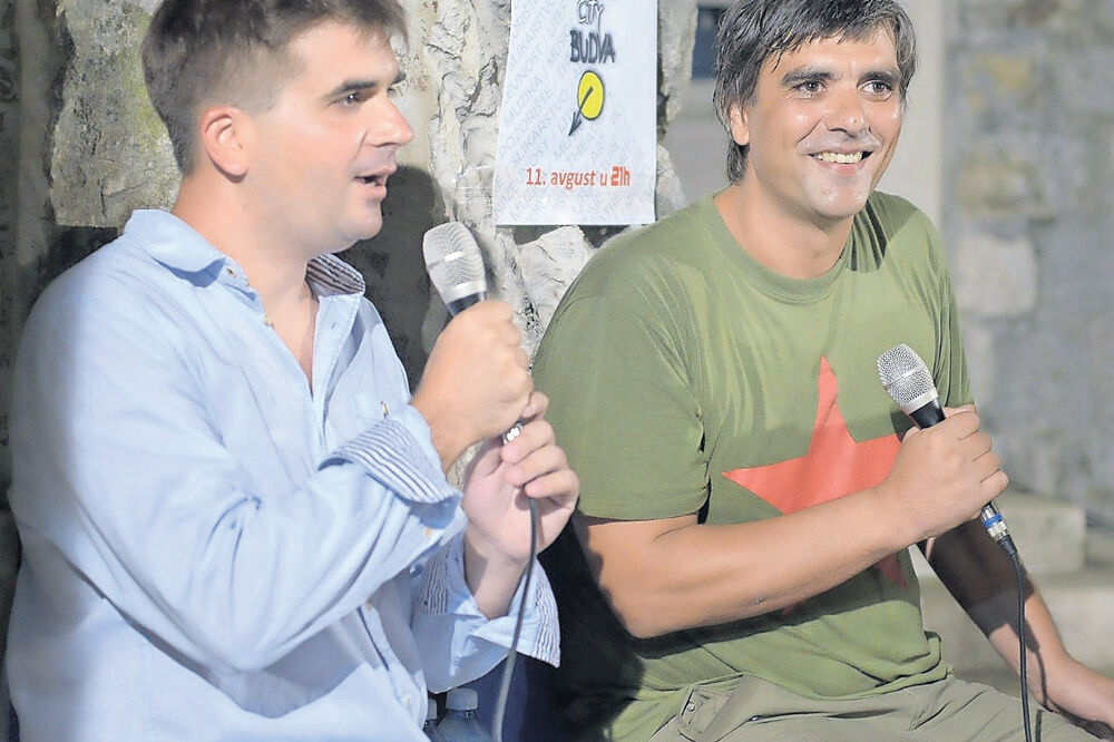 Mićo Vujičić, Bekim Sejranović, Foto: Gradteatar.me