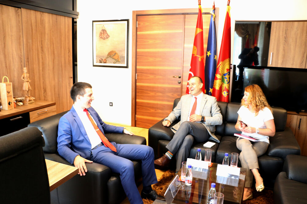 Aleksa Bečić, Vinćenco del Monako, Foto: Demokratska Crna Gora