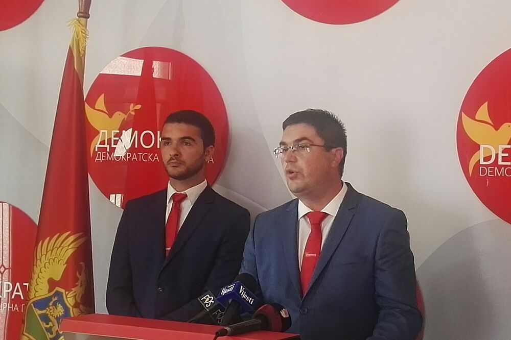 Nikola Rovčanin, Bojan Krvavac, Foto: Demokratska Crna Gora