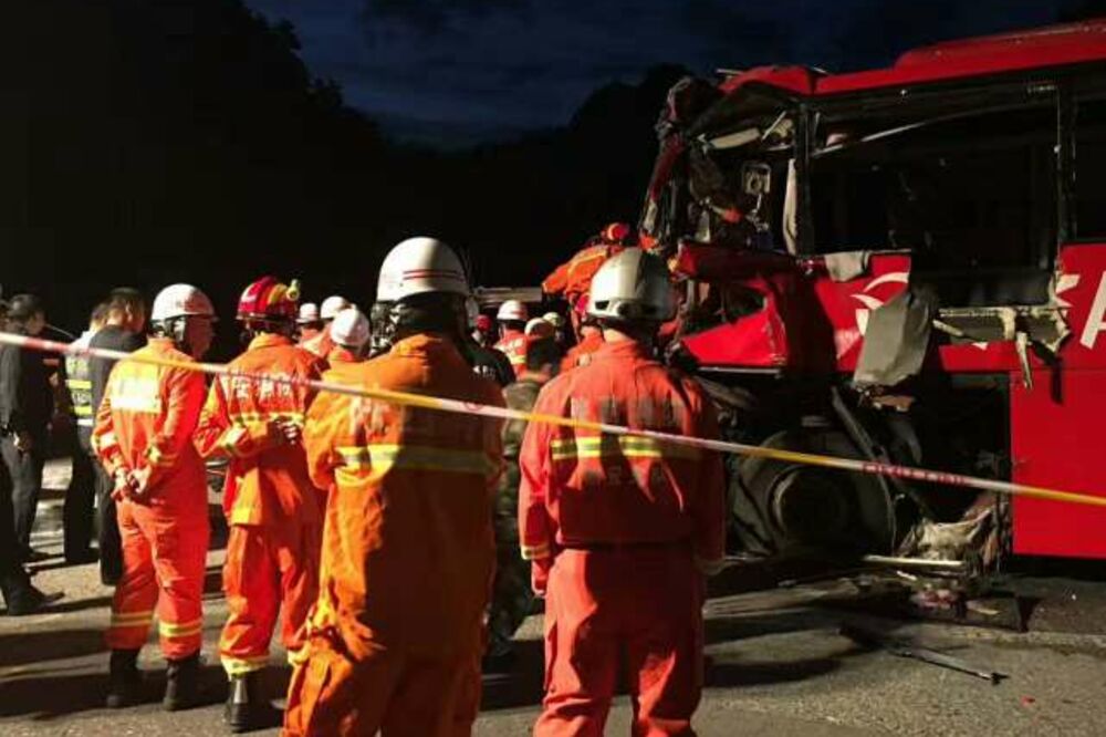 autobuska nesreća Kina, Foto: Twitter.com