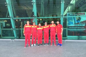 Crnogorska golbal reprezentacija na pripremama u Ljubljani