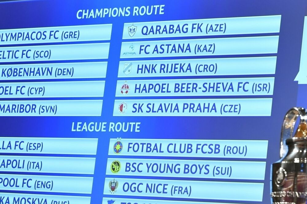 žrijeb, Foto: Uefa.com