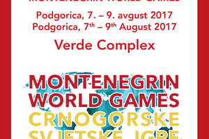 Crnogorske svjetske igre od 7. do 9. avgusta