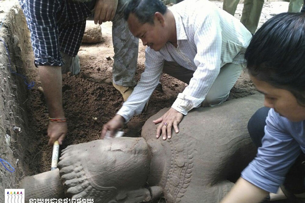 Angkor Vat, statua, Foto: Beta-AP
