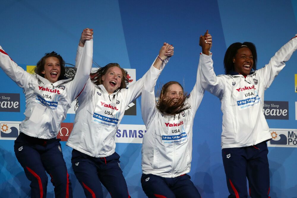 Američka štafeta SP u plivanju, Foto: Reuters