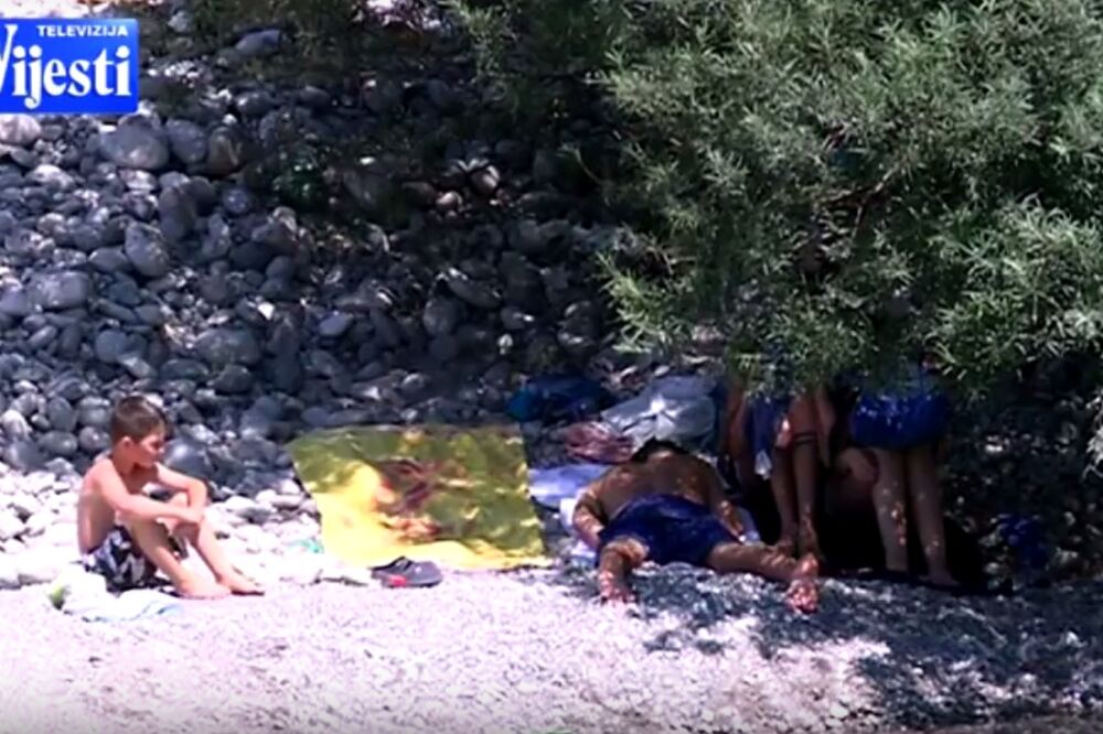 kupanje na Morači, Foto: TV Vijesti (Screenshot)