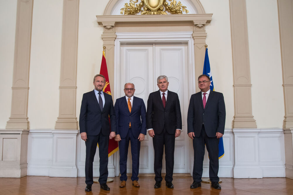 Bakir Izetbegović, Srđan Darmanović, Dragan Čović, Mladen Ivanić, Foto: Predsjedništvo BiH
