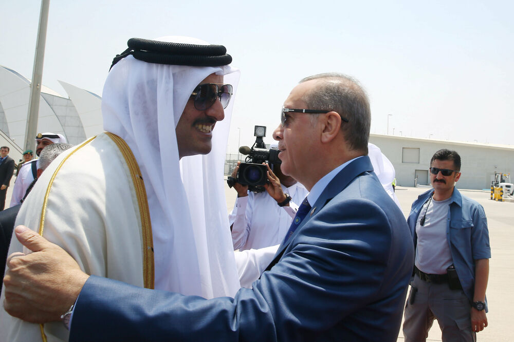 Tamim bin Hamad Al Tani, Redžep Tajip Erdogan, Foto: Reuters