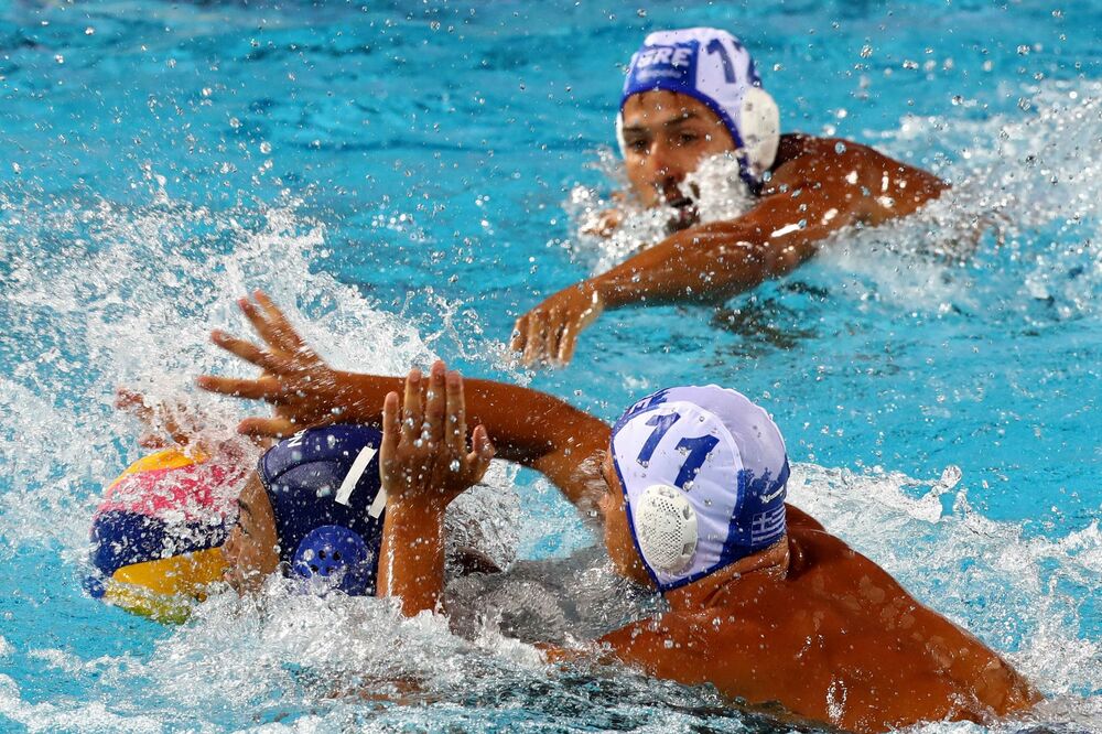 Grčka - Japan SP u vaterpolu, Foto: Fina-budapest2017.com
