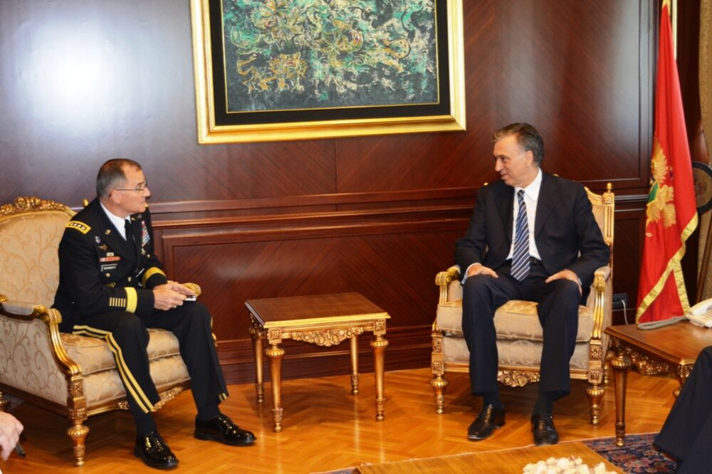 Kertis Skaparoti, Filip Vujanović, Foto: Kabinet predsjednika Crne Gore