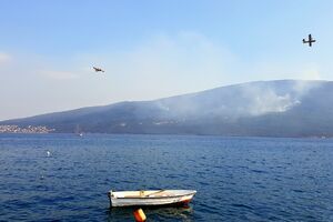 Pogledajte: Hrvatski kanaderi gase vatru na Luštici