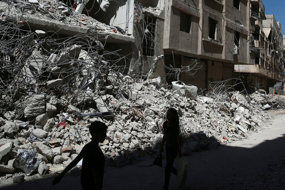 Sirija, bombardovanje, Foto: Reuters