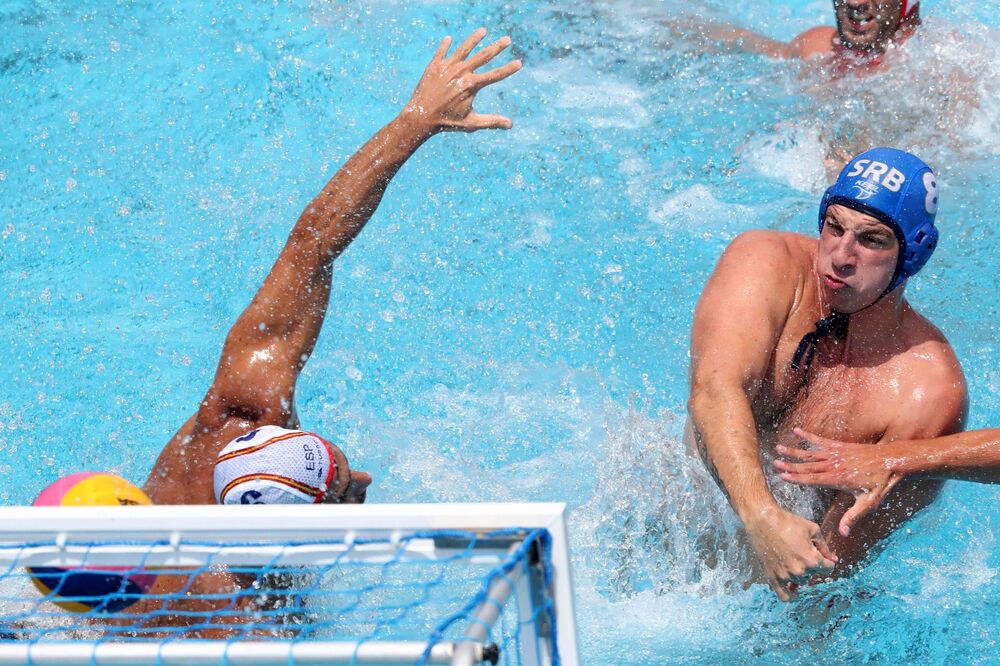 Vaterpolo reprezentacija Srbije Milan Aleksić, Foto: Fina-budapest2017.com