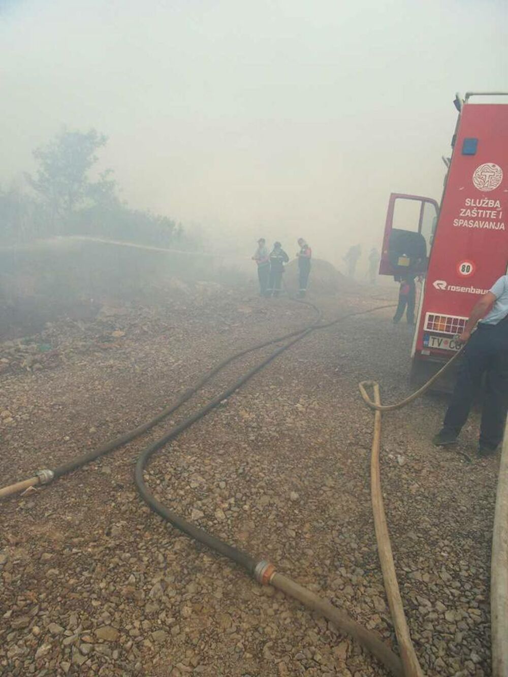 Vatrogasci sa Luštice