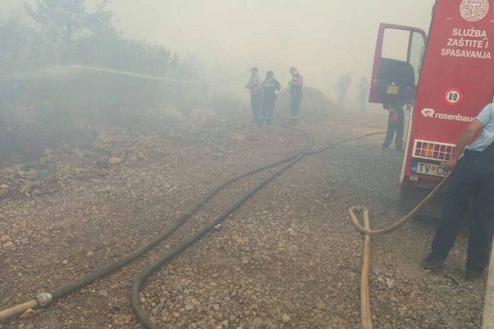 Đuraševiči požar, Foto: Služba zaštite Tivat