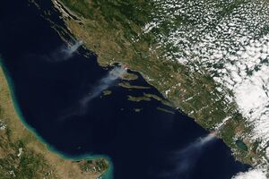Horor požara na Jadranu snimila i NASA