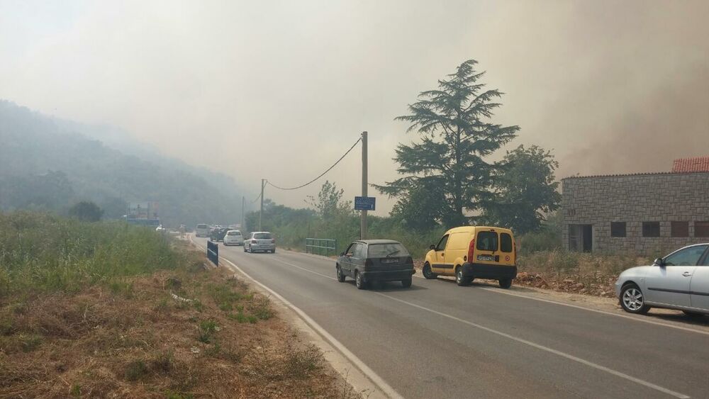 kotor magistrala požar